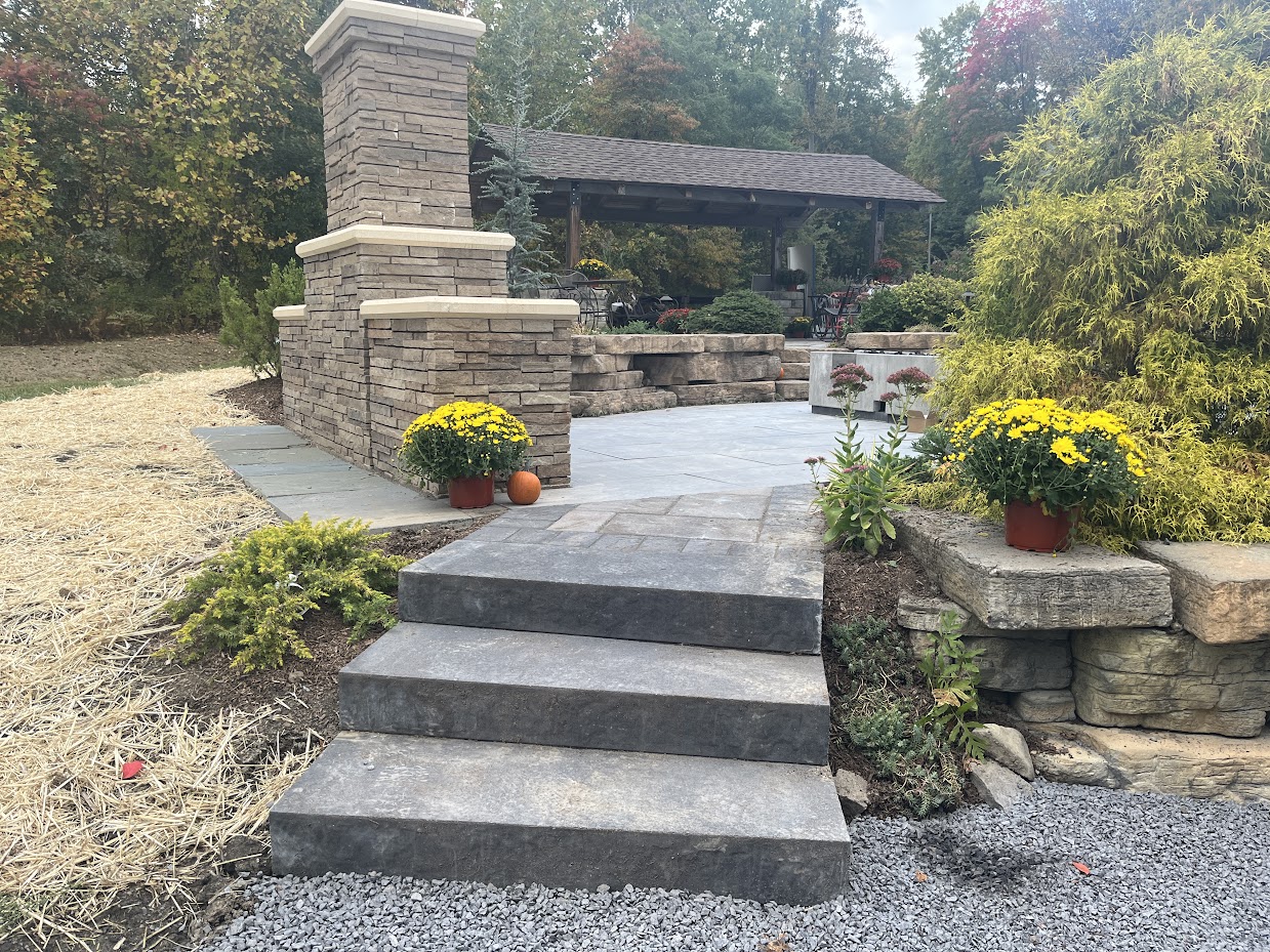 Belgard Landing Steps - Charcoal