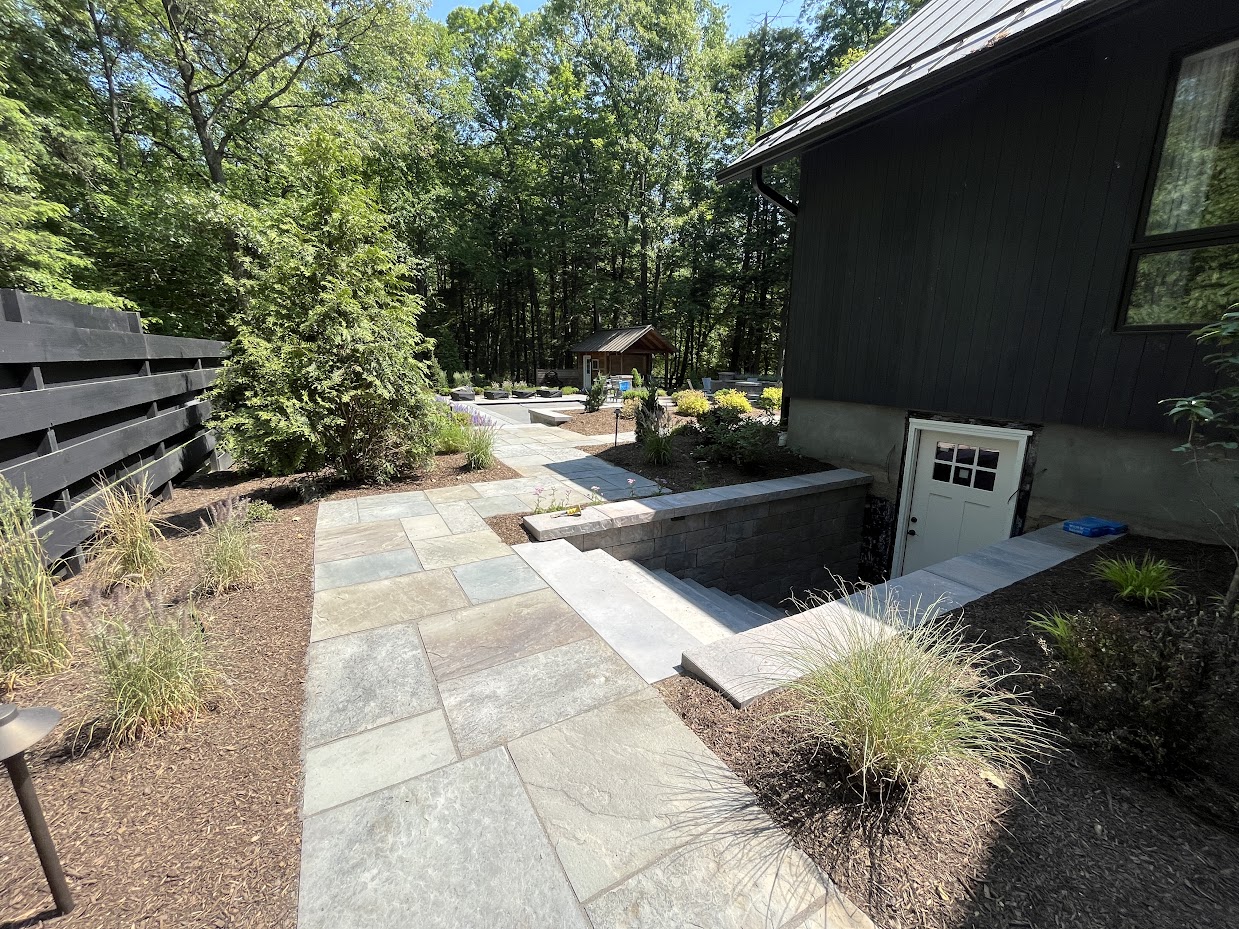 Full Color Bluestone Walkway